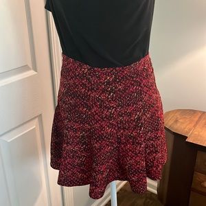 Michael Kors size 10 red black and tan skirt. Excellent condition and beautiful